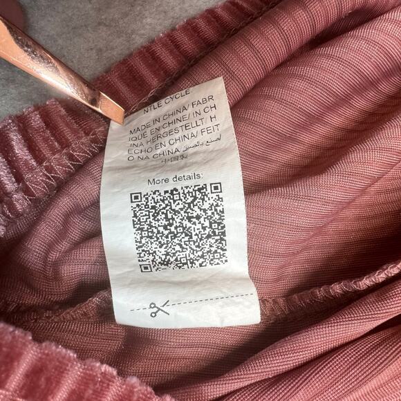 Shein Dress Bundle of 2 Girls 7Y Dusty Rose Ribbed Pullover Long Sleeve Velvet - Picture 7 of 8